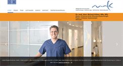 Desktop Screenshot of dr-kuebler-msc.de